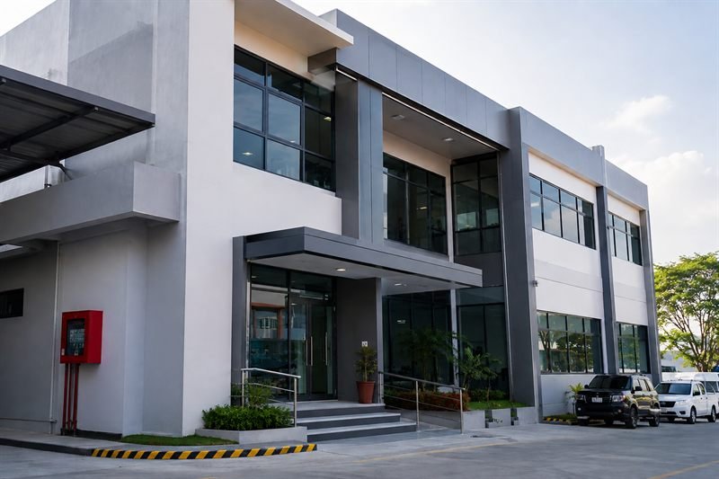 Corporate office building FDAS installation project in San Fernando, Pampanga